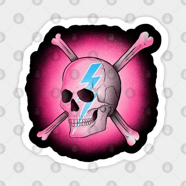 Electric Death Sticker by Justanos